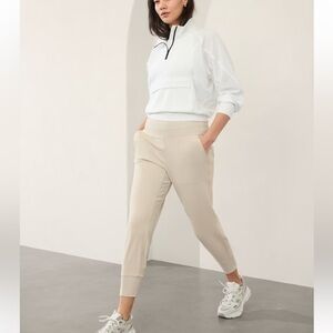 Athleta Gray Track Pants Relaxed Fit Joggers